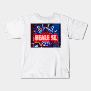 Beale Street Home of the Blues Kids T-Shirt